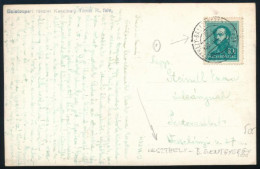 1939 Képeslap 10f Bérmentesítéssel "KESZTHELY-BALATONSZENTGYÖRGY" Mozgóposta Bélyegzéssel - Other & Unclassified