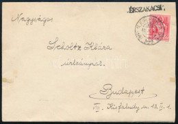 1940 Levél Templom 20f Bérmentesítéssel "M.KIR.POSTA" , "ÉRSZAKÁCSI" Vonalbélyegzéssel Budapestre Küldve - Sonstige & Ohne Zuordnung
