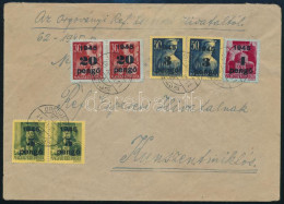 1945 (2. Díjszabás) Levél 6 Bélyeges Bérmentesítéssel / Cover With 6 Stamps "ORGOVÁNY" - Kunszentmiklós - Andere & Zonder Classificatie