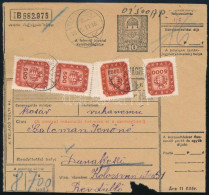 1946 (19. Díjszabás) Csomagszállító 16.000.000.000P Bérmentesítéssel, A Díjszabás Első Napján Feladva - Other & Unclassified