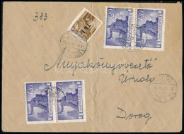 1946 Távolsági Levél 21 Bélyeggel Bérmentesítve / Domestic Cover With 21 Stamps - Altri & Non Classificati