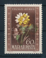 ** 1950 Virág (I.) 60f Eltolódott Sárga és Zöld Színnyomattal - Sonstige & Ohne Zuordnung