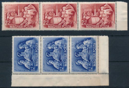 ** 1952 Bélyegnap (25.) Sor 3-as Csíkban (1+1Ft Ráncok / Creases) (12.000) - Other & Unclassified