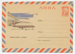 Postal Stationery Soviet Union 1965 Airplane - Helicopter - Airplanes