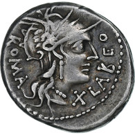 Fabia, Denier, 124 BC, Rome, Argent, TTB, Crawford:273/1 - Republiek (280 BC Tot 27 BC)