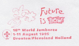 Meter Top Cut Netherlands 1995 ( FM 10884 ) 18th World Jamboree Dronten Flevoland - Future Is Now - Otros & Sin Clasificación