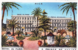 06 - Alpes Maritimes - NICE - Hotel De Paris Et Prince De Galles - Bar, Alberghi, Ristoranti