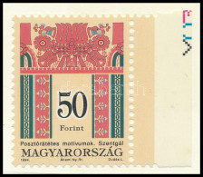 ** 1994 Magyar Népművészet 50Ft ívszélen Nyomdai Jelzéssel R! - Other & Unclassified