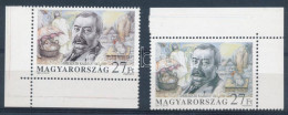 ** 1997 2 Db Irodalmunk Nagyjai III. - "Mikszáth" 27Ft ívszéli Bélyeg Látványos Színeltéréssel (ujjlenyomatok / Fingerpr - Other & Unclassified