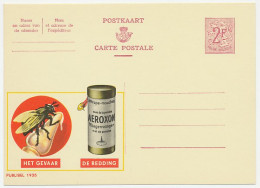 Publibel - Postal Stationery Belgium 1959 Fly - Flycatcher - Aeroxon - Other & Unclassified