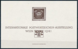 ** 1981 WIPA Merkur Emlékív Az 1851-es Hírlapbélyeg Esszével - Sonstige & Ohne Zuordnung