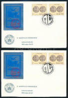 1985 2 Db V. Alumínium Konferencia Emlékív Borítékon (32.000) - Sonstige & Ohne Zuordnung