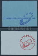 1996 +1997 OLYMPIAFILA BUDAPEST A Felülnyomás Próbanyomatai Papíron - Autres & Non Classés