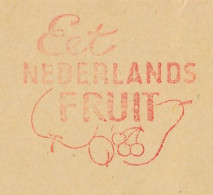 Meter Cover Netherlands 1954 Apple - Pear - Cherries - Eat Dutch Fruit - Arnhem - Frutta