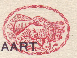 Meter Card Netherlands 1940 Sheep - Tilburg - Granjas