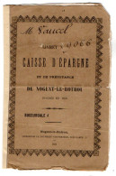 VP23.094 -  NOGENT LE ROTROU 1881 - Livret De Caisse D'Epargne ....M. Louis VAUCEL, Cultivateur à AVEZE - Sammlungen