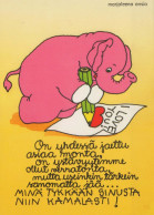 ELEFANT Tier Vintage Ansichtskarte Postkarte CPSM #PBS766.DE - Elefanti