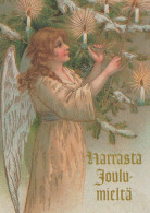 ENGEL WEIHNACHTSFERIEN Feiern & Feste Vintage Ansichtskarte Postkarte CPSM #PAH554.DE - Anges