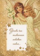 ENGEL WEIHNACHTSFERIEN Feiern & Feste Vintage Ansichtskarte Postkarte CPSM #PAH492.DE - Anges