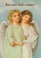 ANGELO Buon Anno Natale Vintage Cartolina CPSM #PAH615.IT - Anges