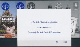 ** 2009 U23 Vívó EB Debrecen 4 Db-os Emlékív Garnitúra Azonos No 030 Sorszámmal (színeltérés) - Altri & Non Classificati