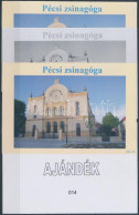 ** 2010/33 Pécsi Zsinagóga 4 Db-os Emlékív Garnitúra Azonos Sorszámmal - Autres & Non Classés