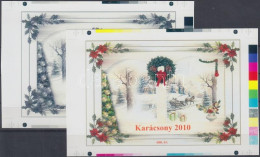 ** 2010/42 Karácsony (II) Cromalin Emlékívpár (120.000) - Sonstige & Ohne Zuordnung