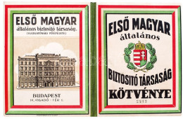 Az Első Magyar Általános Biztosító Társaság (Budapest, IV. Vigadó-tér 1.) Kötvénye ,,Nagyságos Schaefer Ferenc építész ú - Zonder Classificatie