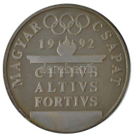 1990. "Magyar Csapat 1992 - CITIVS, ALTIVS, FORTIVS / Öttusa" A Barcelonában Rendezett Nyári Olimpia Alkalmából Készült, - Sin Clasificación