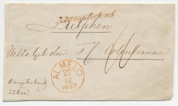 Aangetekend Almelo - Zutphen 1859 - Andere & Zonder Classificatie