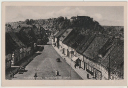 AK Herzberg/Harz, Marktplatz Mit Schloss Um 1940 - Herzberg