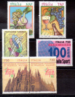 Italia Series Nº Yvert 2155/56 + 2160/61 +2158/59 ** - 1991-00: Ungebraucht