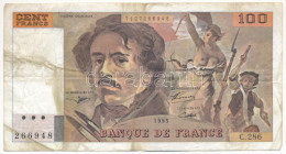 Franciaország 1995. 100Fr T:F Tűlyukak France 1995. 100 Francs C:F Pin Holes Krause P#152 - Non Classificati