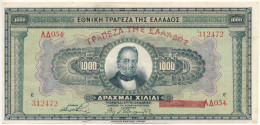 Görögország 1926. 1000Dr T:XF  Greece 1926. 1000 Drachmai C:XF - Non Classificati
