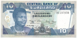 Szváziföld 2006. 10E T:UNC Swaziland 2006. 10 Emalangeni C:UNC Krause P#29c - Non Classés