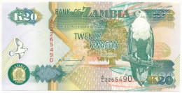 Zambia 1992. 20K "A/C 2265490" T:AU Zambia 1992. 20 Kwacha "A/C 2265490" C:AU Krause P#36 - Non Classés