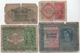 7db-os Vegyes Osztrák és Német Bankjegy Tétel, Közte Ausztria 1924. 10.000K T:VG,G 7pcs Of Mixed Austrian And German Ban - Unclassified