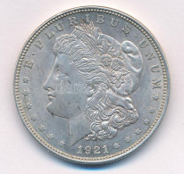 Amerikai Egyesült Államok 1921. 1$ Ag "Morgan" T:XF Patina, Apró Ph. USA 1921. 1 Dollar Ag "Morgan" C:XF Patina, Small E - Unclassified