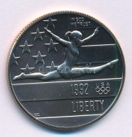 Amerikai Egyesült Államok 1992P 1/2$ Cu-Ni "1992. évi Olimpia" Kapszulában T:UNC USA 1992P 1/2 Dollar Cu-Ni "1992 Olympi - Non Classificati