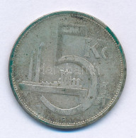 Csehszlovákia 1929. 5K Ag T:VF Patina Czechoslovakia 1929. 5 Korun Ag C:VF Patina Krause KM#11 - Zonder Classificatie