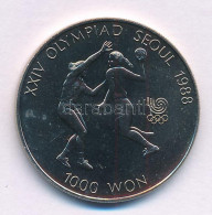 Dél-Korea 1987. 1000W Cu-Ni "1988. Nyári Olimpiai Játékok - Szöul / Kézilabda" T:UNC  South Korea 1987. 1000 Won Cu-Ni " - Ohne Zuordnung