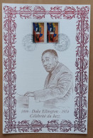 FDC Sur Encart AMIS - YT N°3502 - DUKE ELLINGTON - 2002 - 2000-2009