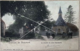BEAUMONT La Chapelle De Leval Chaudeville CPA Postée En 1904 - Beaumont