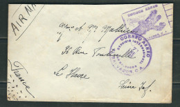 SALVADOR 1933 Lettre Pour La France Par La Poste Aérienne - Salvador