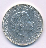 Hollandia 1963. 2 1/2G Ag "Julianna" T:AU,XF Netherlands 1963. 2 1/2 Gulden Ag "Juliana" C:AU,XF Krause KM#185 - Unclassified