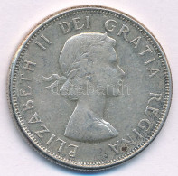 Kanada 1960. 50c Ag "II. Erzsébet" T:XF Canada 1960. 50 Cents Ag "Elizabeth II" C:XF  Krause KM# 63 - Ohne Zuordnung