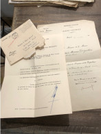 Lettre De Médaille D’honneur Du Service De Santé « Argent » 1963 - France