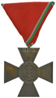1939. "Magyar Bronz Érdemkereszt" Bronz Kitüntetés, Eredeti Mellszalagon T:XF  Hungary 1939. "Hungarian Bronze Merit Med - Unclassified