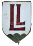 ~1940. "Légoltalmi Liga" Zománcozott Bronz Jelvény (21x16mm) T:AU - Non Classificati