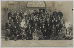 SCHIRMECK (67) - CARTE PHOTO - GROUPE DE PERSONNES - " SANATORIUM  SCHIRMECK  14. 3. 24 " - Schirmeck